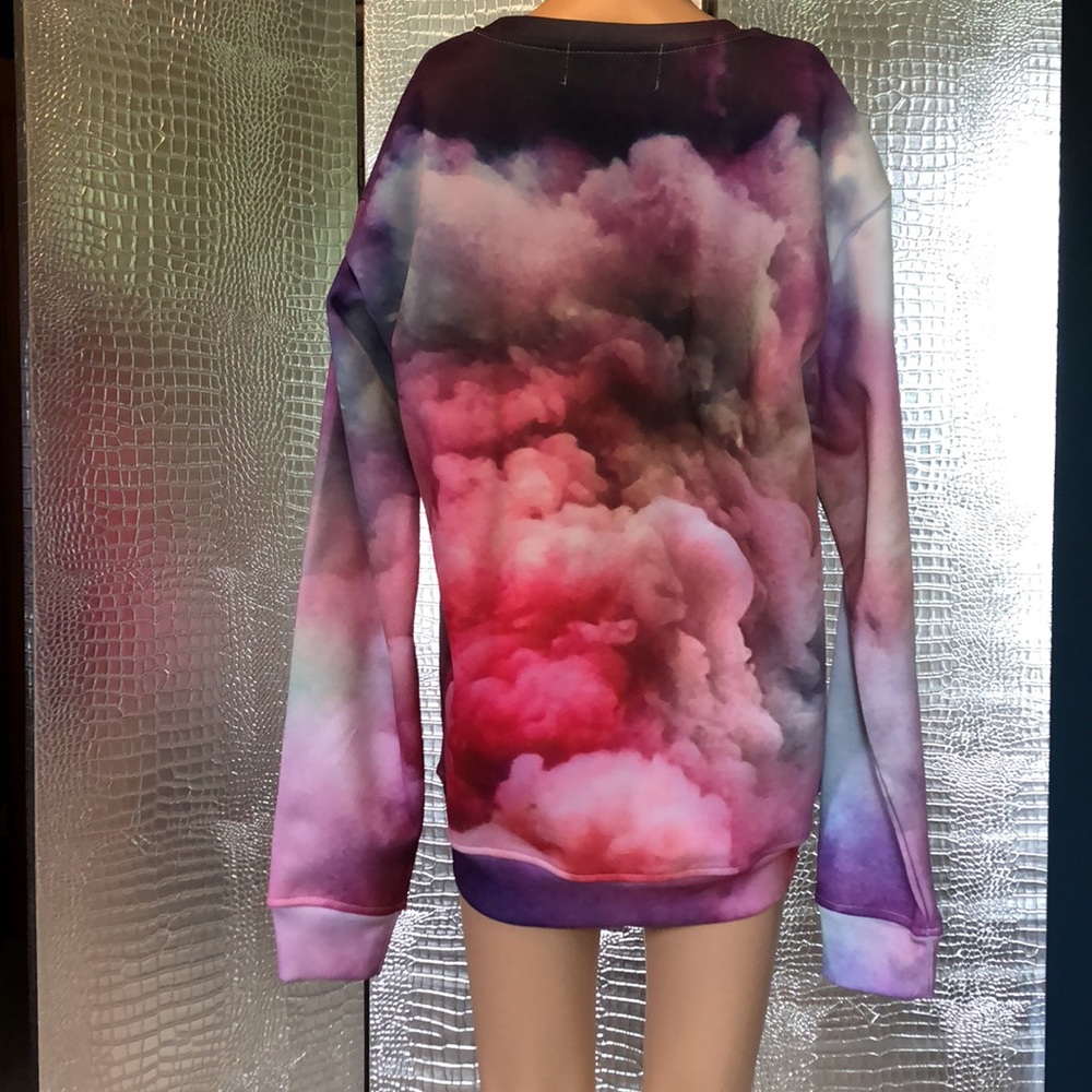 Shelfies Size L Multicolored Polyester Cloud Prin… - image 2